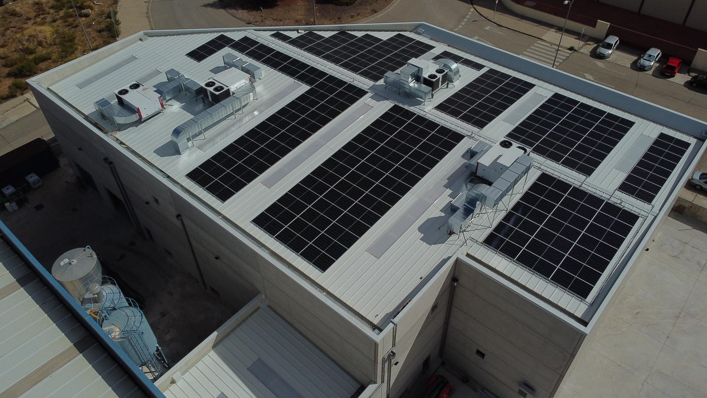 Solar Panels at Seire, Spain.